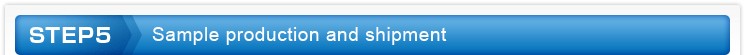 Step 5 | Sample production and shipment