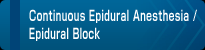 Continuous Epidural Anesthesia / Epidural Block