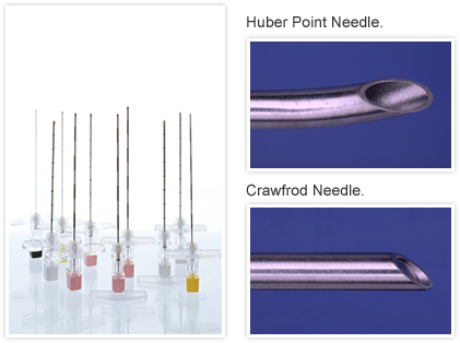Huber Point Needle. Crawfrod Needle.