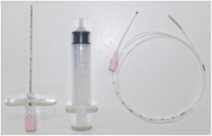 Spinal needle are provided as standard accessories